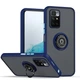 Чохол Fiji Colorframe для Xiaomi Redmi Note 11 4G матовий бампер з кільцем підставкою Dark Blue - зображення 1