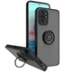 Чехол Fiji Colorframe для Xiaomi Redmi Note 10 Pro матовый бампер с кольцом подставкой Black - изображение 1
