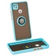 Чохол Fiji Colorframe для Xiaomi Redmi 10A матовий бампер з кільцем підставкою Turquoise - зображення 2