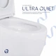 Унитаз напольный Qtap Robin New Ultra Quiet керамический белый (SD00052565) - изображение 5