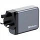 Зарядний пристрій Verbatim GaN 200Вт, 4 порта (2xUSB-C-100 Вт,USB-C-65 Вт /USB-A -3.0) (32204) - изображение 5