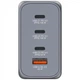 Зарядний пристрій Verbatim GaN 200Вт, 4 порта (2xUSB-C-100 Вт,USB-C-65 Вт /USB-A -3.0) (32204) - изображение 3