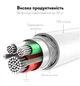 Кабель для быстрой зарядки iPhone 8 X 11 12 13 14 Plus Pro Max с разъемом Apple Lightning to Type-C (USB-C) зарядка для айфона 1M шнур для iPad Cable IOS Black - изображение 8