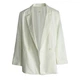 Женский пиджак H&M Белый XS 061224-964986 - изображение 2
