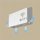 Полка подвесная для беспроводного маршрутизатора Wi-Fi белый 24.5х14х6 см - изображение 3