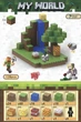 Детский магнитный конструктор в стиле Minecraft, 128 кубиков (MN2025128) - изображение 3