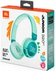 Навушники JBL JR 320BT, Green/Blue, Bluetooth, мікрофон, акумулятор 500 mAh, дитячі - зображення 5