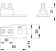 Наконечник для прута ø8-10мм 60x30x21мм оцинкована сталь [5320011] OBO bettermann - изображение 2
