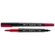 Маркер акварельный SANTI Brush Pen SW-06 вишневый двусторонний 391006 - изображение 1