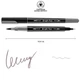 Маркер акварельний SANTI Brush Pen SW-25 сірий двосторонній 391025 - зображення 2