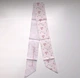 Хустинка-стрічка твіллі для волосся на шию на руку на сумку Honey Fashion Accessories рожевий (12-320) - зображення 2