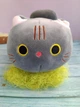 М'яка іграшка Grey Cat, плюшева іграшка подушка Сірий Кіт 25 см, Panalisa (104497009) - зображення 4