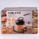 Аэрофритюрница мультипечь электрическая 13 л 1400 Вт Sokany SK 560 BS домашняя аэрогриль для жарки без масла - изображение 9