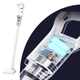 Ручной вертикальный пылесос без мешка на 120 Вт Vacuum Cleaner SK968 Вакуумный беспроводной пылесос - изображение 9