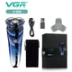 Мужская электробритва с 3 головками Usb Vgr V-305 Аккумуляторная бритва для сухого и влажного бритья - изображение 6