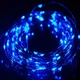 Гірлянда роса мідний провід 50 LED 5 метрів від USB та на батарейках LED Star Copper Blue - изображение 3