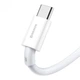 Кабель Baseus Superior Series Fast Charging Data Cable USB to Type-C 66W 2m White (CATYS-A02) - изображение 4