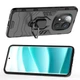 Противоударный чехол Transformer с кольцом для Xiaomi Redmi Note 14 Pro 4G (Черный / Soul Black) Epik (224954) - изображение 4