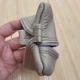 Ключница длинная из кожи бежевая длинная на 2 отдела 15×8 см - изображение 4