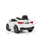 Дитячий електромобіль Машина BMW X6 (біла) - зображення 2