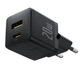 Зарядное Устройство Baseus Palm Fast Charger 20W (Type-C+USB) black - изображение 3