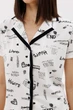 Піжама: сорочка та шортики Roksana 50(2XL) Чорний (110446) - зображення 3