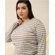 Пижама женская футболка и штаны 3XL в полоску - 18854 - изображение 3