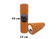 Массажный ролик для йоги EasyFit Grid Roller 45 см v.2.1 из EVA-пены Оранжевый (33-102-EF-2027-OR) - изображение 2