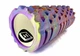Массажный ролик EasyFit Grid Roller 33 см v.1.1 из EVA-пены с массажной 3D поверхностью до 110 кг Multi фиолетовый (33-102-EF-2021-V) - изображение 2