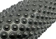 Массажный ролик EasyFit Grid Roller Light 33 см из пены EVA с массажной 3d поверхностью Черный (33-102-EF-2016-BK) - изображение 3