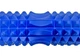 Массажный ролик EasyFit Grid Roller 45 см v.2.2 из EVA-пены и прочного пластика Синий (33-102-EF-2028-BL) - изображение 3