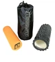 Массажный ролик EasyFit PRO Active 33 см двойной из EVA-пены Черный с оранжевым (33-102-EF-2025-O) - изображение 2