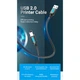 Кабель для принтера USB 2.0 AM/BM 1.5m 480Mbps PVC black VENTION (COQBG) - изображение 4