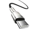 Кабель BASEUS Cafule Metal Type-C to Type-C 100W 1m Black (CATJK-C01) - изображение 3