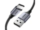 Кабель USB Type-C UGREEN US288 USB-A to Type-C QC3.0 18W 3m Black (60408) - изображение 2