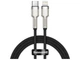 Кабель BASEUS Cafule Metal Type-C to Lightning PD 1m Black (CATLJK-A01) - зображення 1
