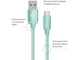 Кабель ColorWay USB - Type-C 2.1А 1м Mint (CW-CBUC003-MT) - изображение 2