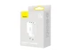 Сітчастий зарядний пристрій BASEUS Compact Charger 3U 17W White (CCXJ020102) - зображення 6