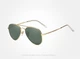 Мужские поляризационные солнцезащитные очки KINGSEVEN 7117 Gold Green - изображение 3