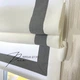 Римская штора ROMANTINT РИГА 250х200 с серым кантом на подкладке и ручным механизмом - изображение 10