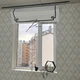 Римская штора ROMANTINT РИМ 260х200 с черным орнаментом на подкладке и ручным механизмом - изображение 4