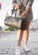 Сумка-бочонок з натуральної шкіри з довгим ременем темно-коричнева(BB_30002995) - зображення 1