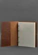 Блокнот на кольцах, кожа мягкая, светло-коричневый(BB_30004608) - изображение 2
