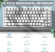 Клавіатура AJAZZ AK820 White Ігрова Дротова Механічна, Blue Switch - зображення 3