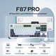Клавиатура AULA F87 White-Blue Механичиская Игровая Безпроводная - изображение 1