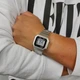 Электронные часы Casio Vintage B650WD-1ADF серебристые 30 м - изображение 7