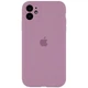 Чохол Silicone Premium case з захистом камери для iPhone 12 Full Camera Protective blueberry 9612 - изображение 1