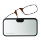 Окуляри для читання Thinoptics 2.50 коричневі / Чохол універсальний метал (2.5BRMUP) - зображення 2