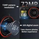 Цифровой фотоаппарат Benjie XJ07 2,5K 64GB 2.4" 72мп камера чёрный - изображение 6