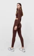 Спортивні штани Stradivarius коричневий XAZ373114GKRT L - изображение 4
